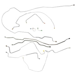 (1971) Brake Line Set - 2wd-Short-Leaf-Manual